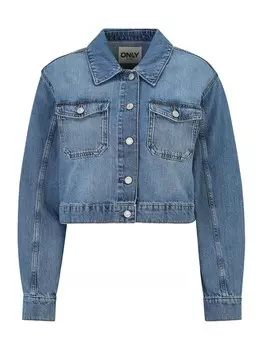 Межсезонная куртка Only Petite, синий деним