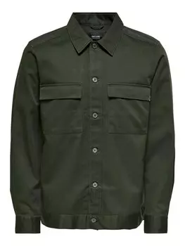 Межсезонная куртка Only & Sons Toby, темно-зеленый