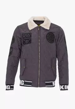 Межсезонная куртка Plus Eighteen, антрацит