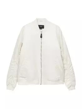 Межсезонная куртка Pull&Bear, белый