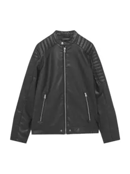 Межсезонная куртка Pull&Bear, черный