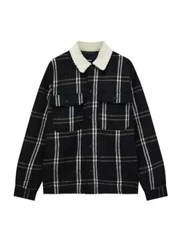 Межсезонная куртка Pull&Bear, черный