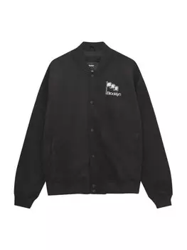 Межсезонная куртка Pull&Bear, черный