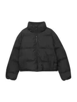 Межсезонная куртка Pull&Bear, черный