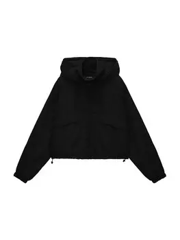 Межсезонная куртка Pull&Bear, черный