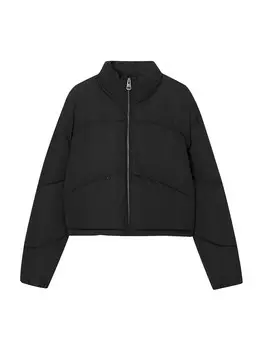 Межсезонная куртка Pull&Bear, черный