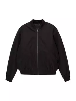 Межсезонная куртка Pull&Bear, черный