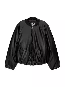 Межсезонная куртка Pull&Bear, черный