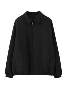 Межсезонная куртка Pull&Bear, черный