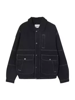 Межсезонная куртка Pull&Bear, черный