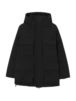 Межсезонная куртка Pull&Bear, черный