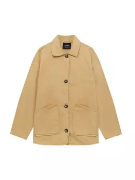 Межсезонная куртка Pull&Bear, цвет Cognac