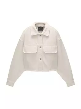 Межсезонная куртка Pull&Bear, цвет Kitt