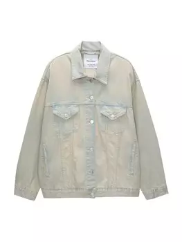 Межсезонная куртка Pull&Bear, песочный