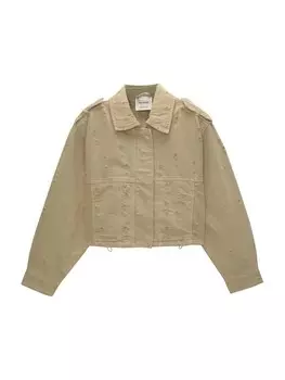 Межсезонная куртка Pull&Bear, песочный