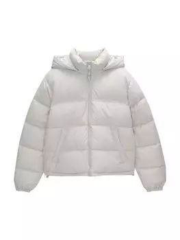 Межсезонная куртка Pull&Bear, светло-серый
