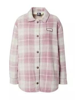 Межсезонная куртка QUIKSILVER UNIPLAID, цвет Mauve