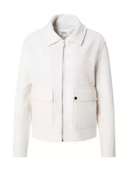 Межсезонная куртка s.Oliver, натуральный белый