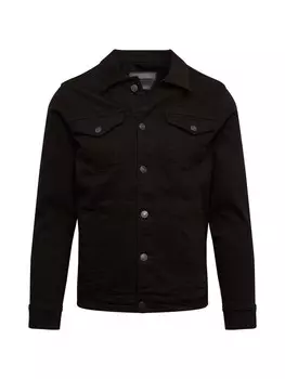 Межсезонная куртка стандартного кроя Denim Project Kash, черный