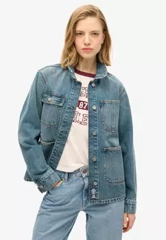 Межсезонная куртка Superdry Chore, темно-синий