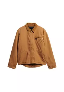 Межсезонная куртка Superdry Surplus Ranch, коричневый