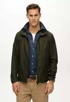 Межсезонная куртка Superdry, темно-зеленый