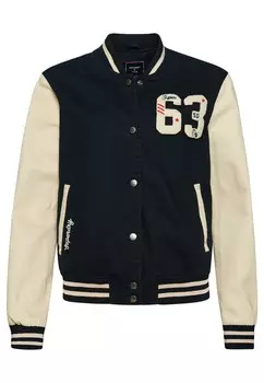 Межсезонная куртка Superdry Vintage Varsity, светло-синий