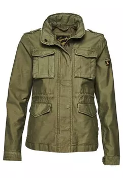 Межсезонная куртка Superdry, зеленый