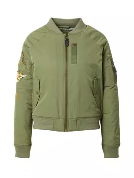 Межсезонная куртка Superdry, зеленый