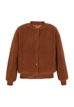 Межсезонная куртка swirly, коричневый