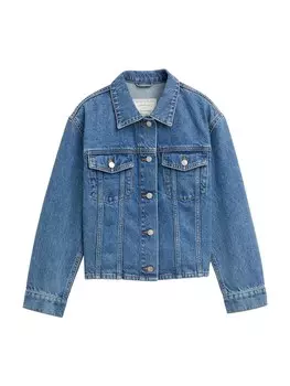 Межсезонная куртка TOM TAILOR, синий деним