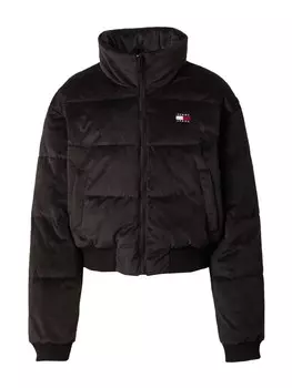Межсезонная куртка Tommy Jeans, черный