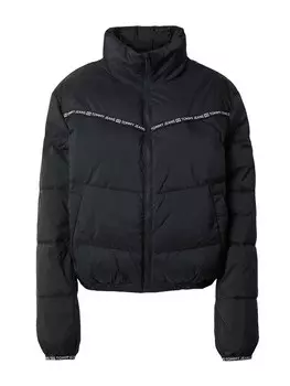 Межсезонная куртка Tommy Jeans, черный