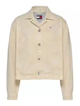 Межсезонная куртка Tommy Jeans Essential, бежевый