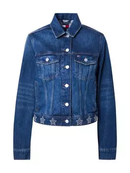Межсезонная куртка Tommy Jeans, темно-синий