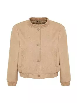 Межсезонная куртка Trendyol, цвет mottled beige