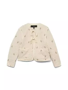 Межсезонная куртка VERO MODA VMEvelyn, светло-бежевый