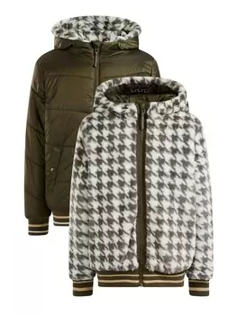 Межсезонная куртка We Fashion, хаки