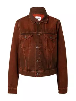 Межсезонная куртка WEEKDAY, цвет Rusty red