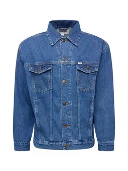 Межсезонная куртка WRANGLER, синий деним
