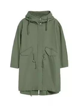 Межсезонная парка Bershka, хаки