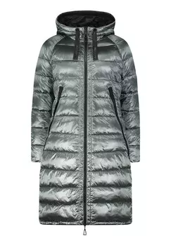 Межсезонное пальто Amber & June, серебро