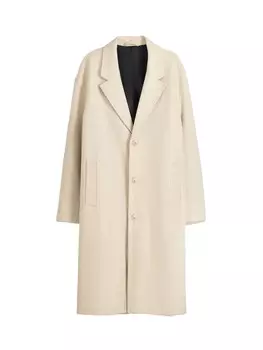 Межсезонное пальто Bershka, крем