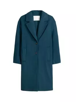 Межсезонное пальто Bershka, синий