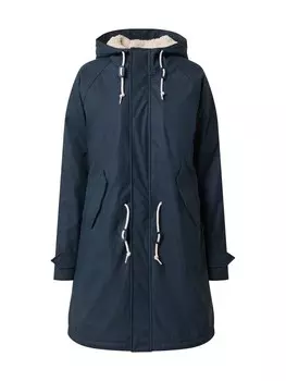 Межсезонное пальто Derbe Travel Cozy Friese, темно-синий