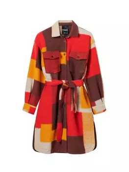 Межсезонное пальто Desigual, цвет Red/Carmine Red