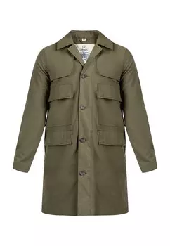 Межсезонное пальто Dreimaster Vintage, оливковый