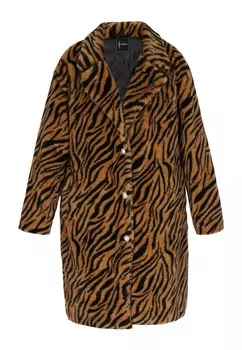 Межсезонное пальто faina Between-Seasons Coat, темно-коричневый