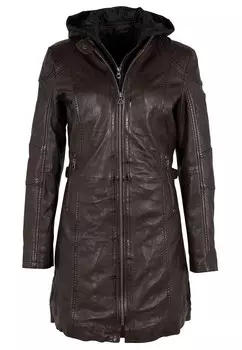 Межсезонное пальто Gipsy, темно коричневый