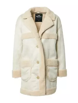 Межсезонное пальто HOLLISTER Between-Seasons Coat, белый